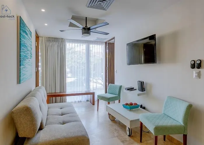 Apartamento Danzamar 1a Loft C/ Piscina Cerca De Playa Mamitas Playa del Carmen