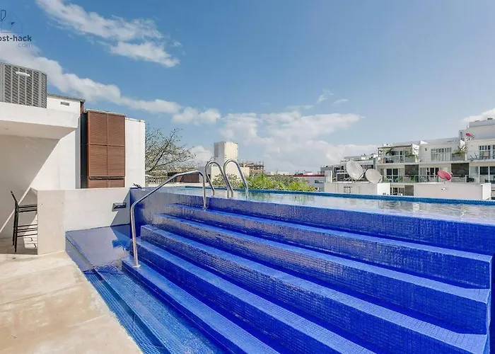 Danzamar 1a Loft C/ Piscina Cerca De Playa Mamitas Apartamento